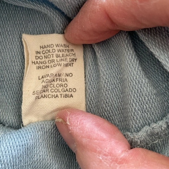 Illa Illa Cropped Hoodie Light Blue Size Medium - Picture 10 of 10